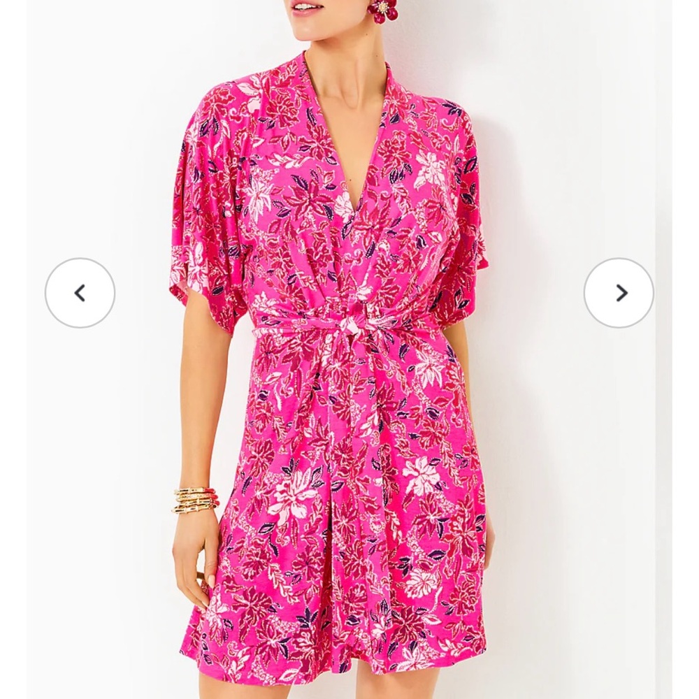 Lilly Pulitzer Fuchsia V-Neck Dress